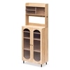 Stellar Multipurpose Storage Cabinet (Tall Size with Upper Storage, Oak)