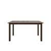Seattle Starter Dining Set 1+4 (Rubberwood, Dark Cappuccino Finish)