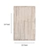 Handmade Wool Area Rug Modern Abstract Beige 10 x 14 Feet Carpet