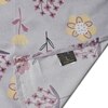 Purple Floral 180 TC Flat 1 Queen  Bedsheet with 2 Pillow Covers
