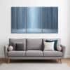 Truss Grey Blue Pieces Rainy Stroll Canvas Wall Prints Canvas Wall Prints Set of 3 Multicolor Matte
