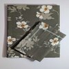 Willow Dark Green Floral 290 TC Cotton Flat Single Size Bedsheet with 1 Pillow Cover – Threads