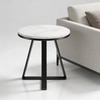 Black Metal Side Table in Black Colour
