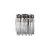 Silver Orchid Taylor Silver Single-light Crystal Wall Light