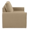 Clevam  Pull Out Sofa cum Bed  in Beige Colour