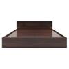 Tsukiko Engineered Wood Queen  Size Bed With Box Storage (Walnut Finish)