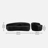 Tarron Fabric Sofa (Black)