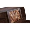 Timber Engineered Wood Queen  Size Bed With Box Storage (Walnut Finish)