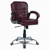 Veaoilaa Mid Back Executive Chair in Maroon Colour