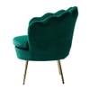 Melta Solid Wood Accent Chair in Green Colour