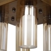 Eliante 4-Light Chandelier, Mild Steel Modern Ceiling Fixture For Living Room, Dining Room
