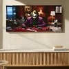 Cinematic Poker Table Canvas Wall Painting Casino Theme Decor 22x46 Inch