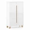 Oslo High Gloss 21 Pair Shoe Rack In White Finish