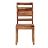 Delmonico 4 Seater Dining Set In Warm Walnut Finish