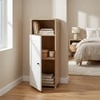 Lofty Medium Wardrobe with Striped Design for Compact Bedroom Storage