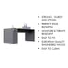 Hexa Engineered Wood Coffee Table In Slate Grey