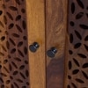 Dolo Sheesham Wood  Shoerack  in Teak Finish