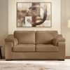 Trissino 2 Seater Premium Italian Leather Sofa In Ecru