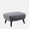 Brait Ottoman in Midnight Grey Colour