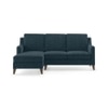 Abbey Sectional Sofa (Colour : Indigo Blue, Cushion : Soft, Seater : Left Aligned 2 Seater + Left Aligned Chaise)
