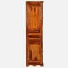 Rangrez Sheesham Wood Bar Cabinet in Honey Oak Finish