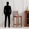 Earth Solid Wood Bar Chair in Honey
