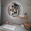 Round LED  Mirror with Lights Dimmable Vanity Mirror