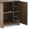 Hubert 4 Door Tall Display Cabinet