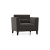Lewis Sofa Set (Colour : Smoke Grey, Cushion : Hard, Seater : 2+1+1)