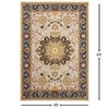 Presto Cream Traditional Hand Tufted Wool Carpet 4X6 Feet