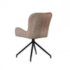 Hill Fabric Dining Chair in Beige Colour