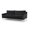 Velore Fabric Sofa (Black)