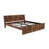 Antilles Solid Wood King Size Non Storage Bed In Brown Finish