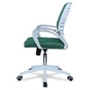 Mmarveal Mid Back Ergonomic Chair in Dark Green Colour