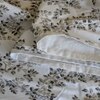 Liv White & Green Floral Cotton Comforter Double Bed 300 Gsm
