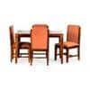 Oakmont Sheesham Wood Accent 4 Seater Dining Table Set