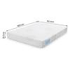 Aer Latex with Memory Foam Queen Size Mattress (Mattress Thickness : 8 Inches, Mattress Dimensions : 78 x 60 in)