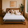 Loom and Needles 2 Layered Gel Memory Foam Mattress Topper Soft 75x36