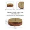 Metalsmith Wooden Storage Box with Lid Brown Finish Organizer
