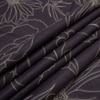 Uma Chocolate Shade Floral 400 TC Cotton Flat Double Queen Size Bedsheet with 2 Pillow Covers – Threads