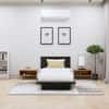 Hexa Engineered Wood Modern Single Bed With Headboard Without Storage In Flower Wenge