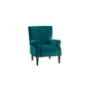 Maxo Fabric Accent Chair in Teal Colour