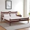 Nilaya Sheesham Wood King Size Non Storage Bed in Honey Oak Finish