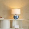 Taoza Blue Handcrafted  Table Lamp
