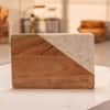 Ireka Home Stonewood Wood & Marble Chopping Board – Cutting & Serving Board