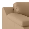 Trissino 3 Seater Premium Italian Leather Sofa In Ecru Colour