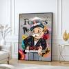 The Castle Decor Billionaire Cartoon Pop Art Wall Art Framed Painting 20x30 Inch