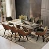 Paloma 8 Seater Spanish Ceramic Dining Table with Casey Dining Chair