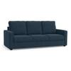 Apollo Sofa Set (Colour : Indigo Blue, Cushion : Soft, Back Type : High Back, Seater : 3+1+1)