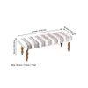 Cairo Sheesham Wood Accent 3 Seater Bench In Grey Fabric